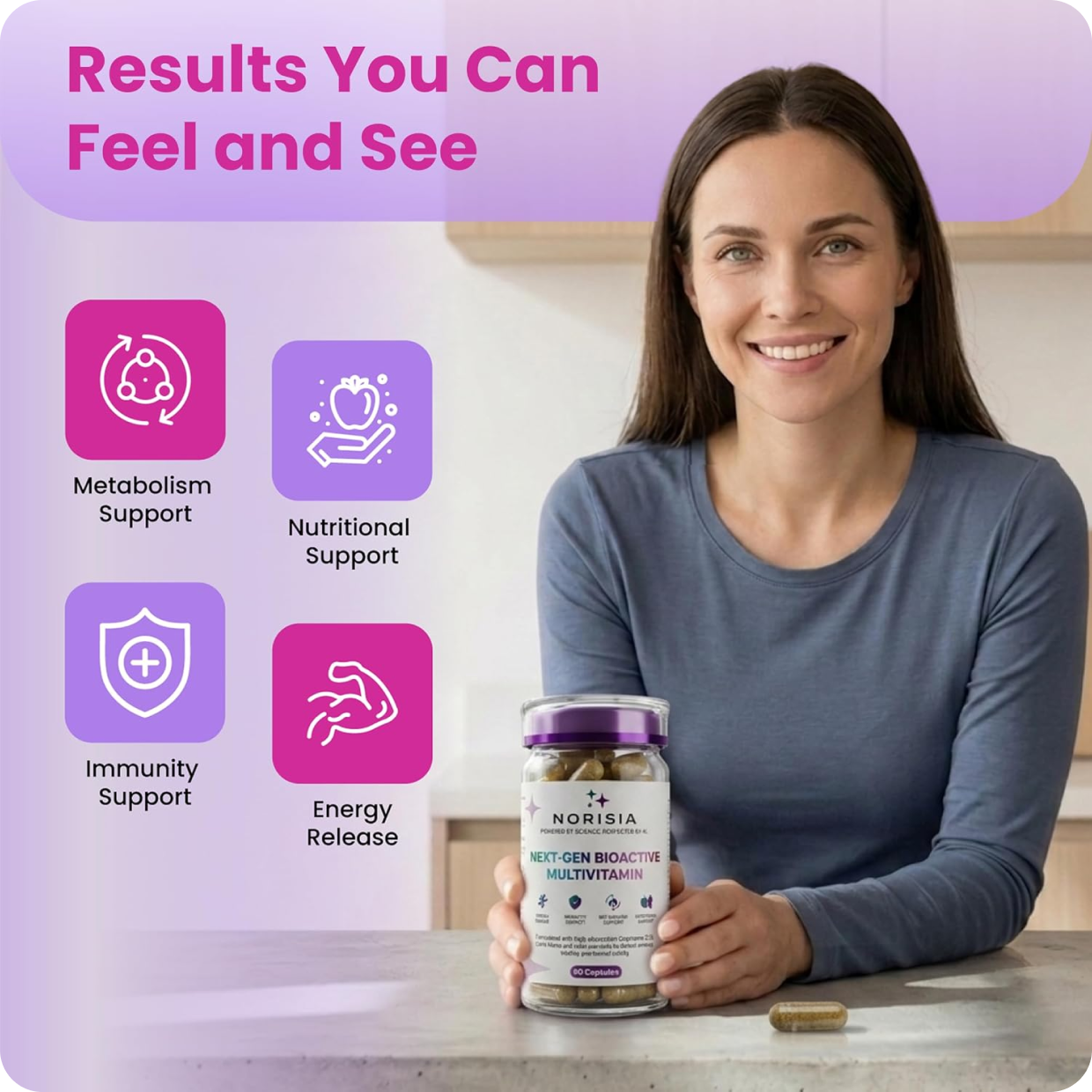 Norisia Multivitamin Next-Gen BioActive Capsules