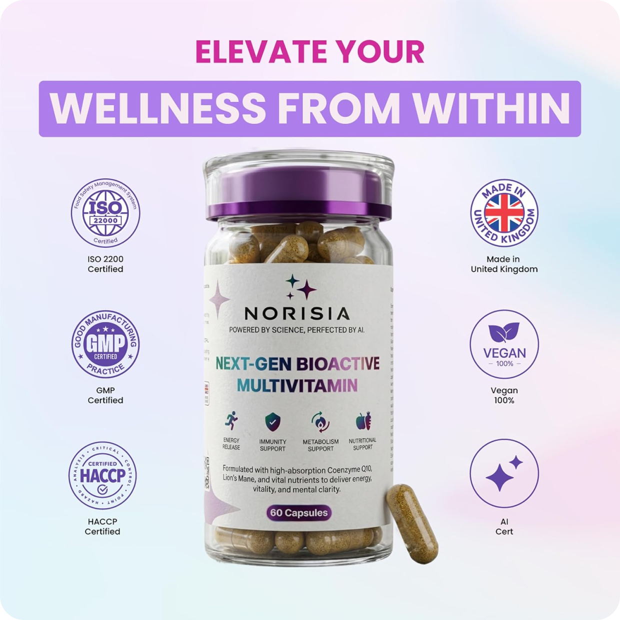 Norisia Multivitamin Next-Gen BioActive Capsules