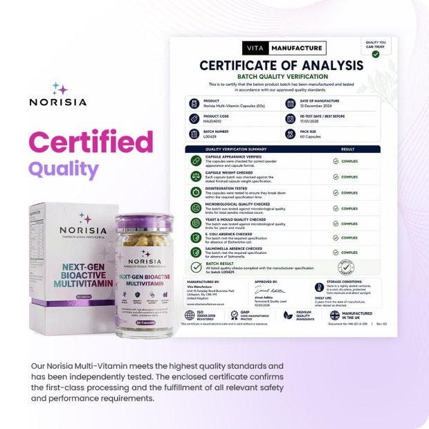 Norisia Multivitamin Next-Gen BioActive Capsules